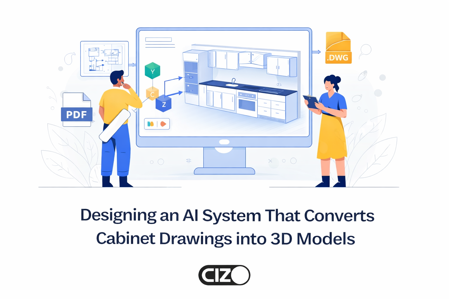 Designing an AI System That Converts Cabinet Drawings into 3D Models